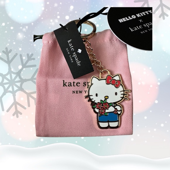Hello Kitty X Kate Spade Bag Charm/Key Chain! - Picture 3 of 4